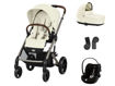 Immagine di Cybex trio Balios S Lux taupe-seashell beige - Passeggini trio