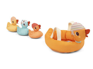 Immagine di Lilliputiens mamma anatra e gli anatroccoli magnetici 83580 - Giochi per il bagnetto