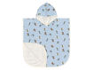 Immagine di Laessig accappatoio poncho crocodile sky blue - Accappatoi