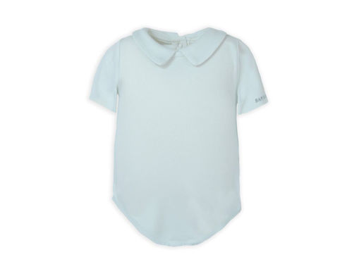 Immagine di Bamboom body bimbo con colletto tondo maniche corte 921 light blue tg 18-24 mesi - Body neonato