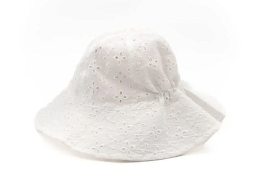 Immagine di Bamboom cappellino estivo in sangallo 881 off white tg 6-12 mesi - Cappelli