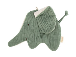 Immagine di Sigikid copertina in mussola Elefante verde - Peluches