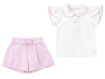 Immagine di Coccodè t-shirt e shorts bianco-marshmallow C61183+C61308 tg 9 mesi