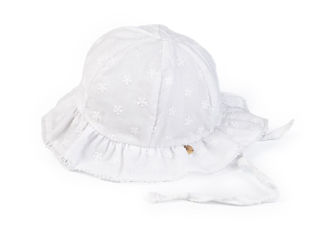 Immagine di Coccode cappellino in tessuto ricamato bianco C61700 tg I° - Cappelli