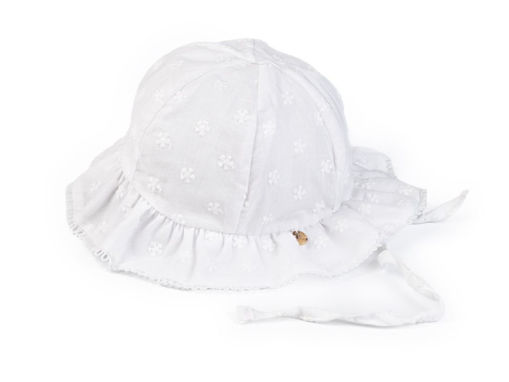 Immagine di Coccode cappellino in tessuto ricamato bianco C61700 tg II° - Cappelli