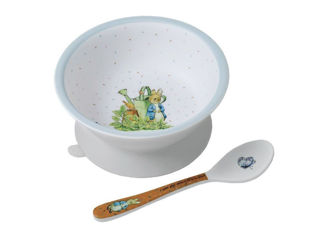 Immagine di Petit Jour set pappa con ventosa Les Lapins - Piatti e posate