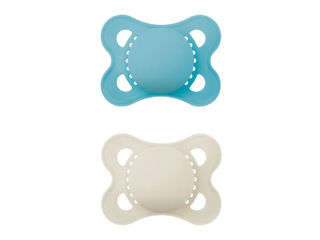 Immagine di MAM ciuccio Original 2-6 mesi caucciù Circular PP 2 pz azzurro - Ciucci