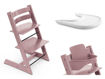 Immagine di Stokke seggiolone Tripp Trapp heather mauve + vassoio bianco - Seggioloni pappa