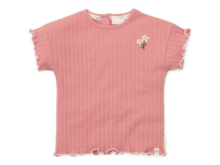 Immagine di Little Dutch maglietta a maniche corte rosa cipria tg 86 cm - Maglie
