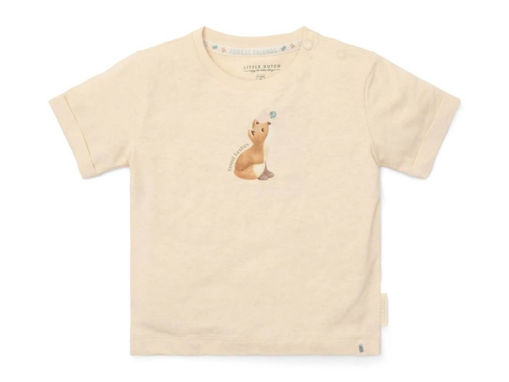 Immagine di Little Dutch maglietta a maniche corte volpe sabbia tg 86 cm - Maglie