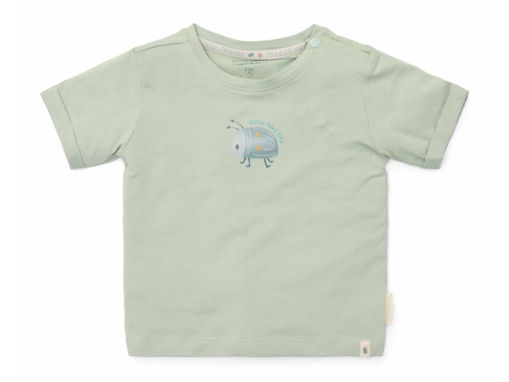 Immagine di Little Dutch maglietta a maniche corte amici della foresta verde tg 86 cm - Maglie