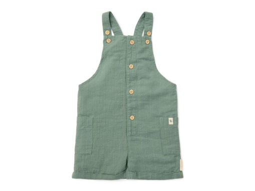 Immagine di Little Dutch salopette pantalone corto verde tg 98 cm - Vestiti