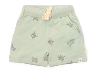 Immagine di Little Dutch pantalone corto verde con coleotteri tg 86 cm - Pantaloni