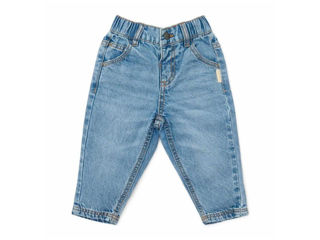 Immagine di Little Dutch pantalone denim blue Forest Friends tg 80 cm - Pantaloni