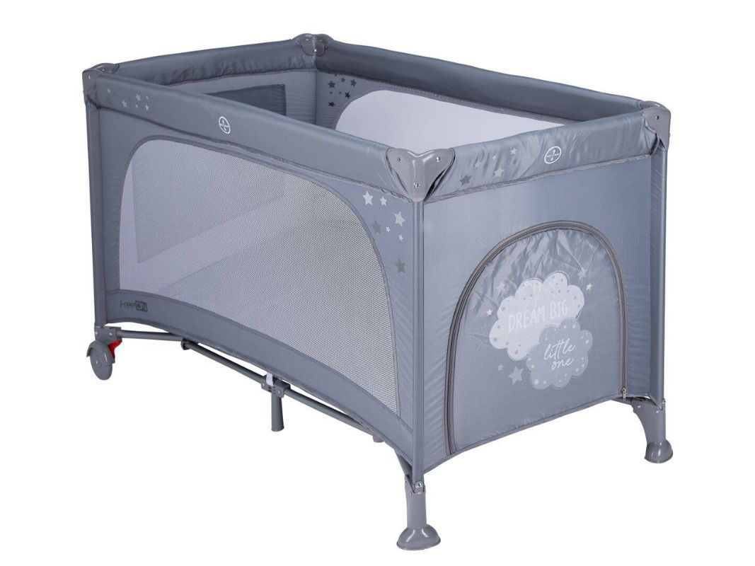 Lettino Da Campeggio Pieghevole Grigio/Blu - Portata 120 Kg, Con Custodia, Per Giardino E Spiaggia - Foto 2