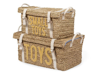 Immagine di Childhome set 2 ceste in rattan - Portagiochi