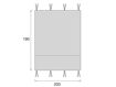 Immagine di Alondra tendalino tessile per lettino Montessori HOMY XL (rif. NA200) da 90x200 cm