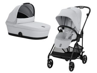 Immagine di Cybex duo Melio Carbon fog grey - Passeggini duo