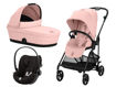 Immagine di Cybex trio Melio Carbon con Cloud G candy pink - Passeggini trio