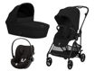 Immagine di Cybex trio Melio Carbon con Cloud G magic black - Passeggini trio