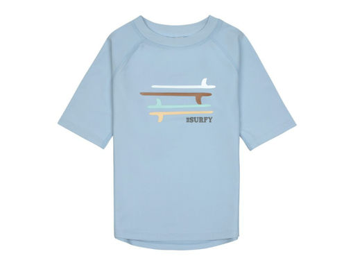 Immagine di Laessig maglietta maniche corte Anti UV surfboards sky blue tg 13-18 mesi - Maglie