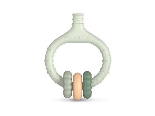 Immagine di Suavinex massaggiagengive in silicone 0+ mesi verde - Accessori vari
