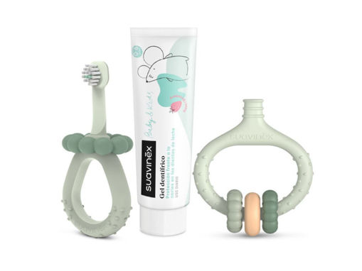 Immagine di Suavinex il mio primo set di igiene orale 0+ mesi verde - Accessori vari