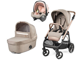 Immagine di Peg trio Veloce Brio con Slk mon amour - Passeggini duo