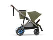 Immagine di Cybex passeggino e-Gazelle S taupe-moss green - Passeggini classici