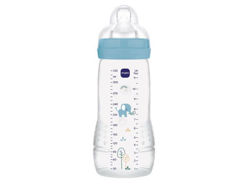 Immagine di MAM biberon Easy Active 330 ml Circular PP azzurro - Biberon