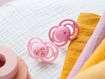 Immagine di MAM ciuccio Perfect silicone 16+ mesi 2 pz Circular PP rosa