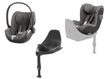 Immagine di Cybex Cloud T + Sirona T + Base T isofix | Bundle completo T-Line Comfort mirage grey - Seggiolini per neonati