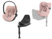 Immagine di Cybex Cloud T + Sirona T + Base T isofix | Bundle completo T-Line Plus peach pink - Seggiolini per neonati