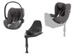Immagine di Cybex Cloud T + Sirona T + Base T isofix | Bundle completo T-Line Plus mirage grey - Seggiolini per neonati