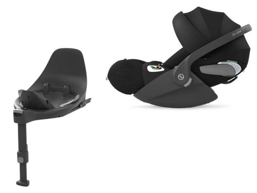 Immagine di Cybex Cloud T i-Size + Base T isofix | Bundle neonato 0-24 mesi Comfort sepia black - Seggiolini per neonati