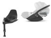 Immagine di Cybex Cloud T i-Size + Base T isofix | Bundle neonato 0-24 mesi Plus platinum white - Seggiolini per neonati
