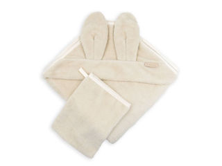 Immagine di Bamboom asciugamano neonato con orecchie 957 sand - Accappatoi