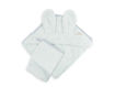 Immagine di Bamboom asciugamano neonato con orecchie 957 sky grey - Accappatoi