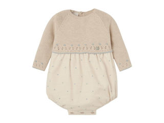 Immagine di Paz Rodriguez pagliaccetto neonato Alegria light brown/chalk blue 005-123095 tg 3 mesi - Vestiti