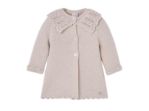 Immagine di Paz Rodríguez cappottino neonato Alegria Light Brown 009-123100 tg 9 mesi - Capi spalla