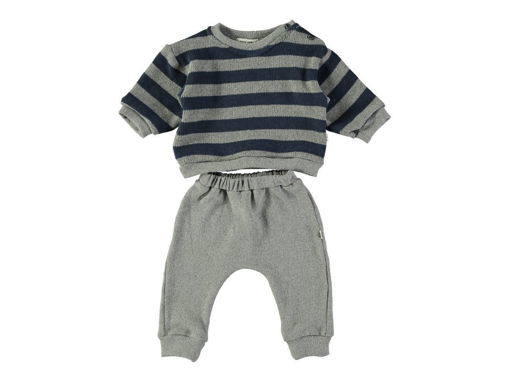 Immagine di Petit Indi completo 2 pz Twilight collection grigio/blu B.16.21 6 mesi - Vestiti