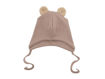 Immagine di Wooly Organic cappellino con orecchie Teddy in cotone biologico GOT 40-42 cm old pink/savannah DR-64-40-147/143