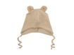 Immagine di Wooly Organic cappellino con orecchie Teddy in cotone biologico GOT 40-42 cm savannah DR-64-40-143 - Cappelli