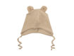 Immagine di Wooly Organic cappellino con orecchie Teddy in cotone biologico GOT 44-48 cm savannah DR-64-44-143 - Cappelli