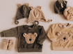 Immagine di Wooly Organic cappellino con orecchie Teddy in cotone biologico GOT 42-44 cm tea leaf/savannah DR-64-42-142/143