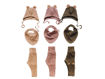 Immagine di Wooly Organic cappellino con orecchie Teddy in cotone biologico GOT 40-42 cm old pink/savannah DR-64-40-147/143
