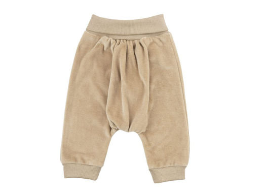 Immagine di Wooly Organic pantaloni in ciniglia di cotone biologico 62/68 cm savannah V-81-62-143 - Pantaloni