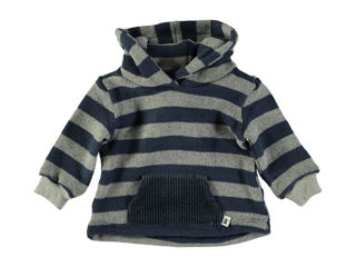 Immagine di Petit Indi felpa con cappuccio Twilight Collection blu/grigio BK.82.21 3 anni - Maglie