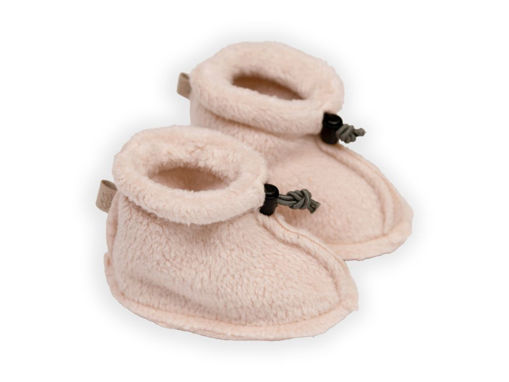 Immagine di Bamboom babbucce con chiusura a cordino in bambù vintage pink 1040-341 - Calzine per neonato