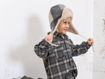 Immagine di Petit Indi cappello con paraorecchie Type Collection grigio/beige A.107.50 T1